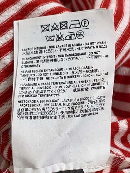 SAINT LAURENT(サンローラン) / Tシャツ/XS/コットン/RED/ボーダー