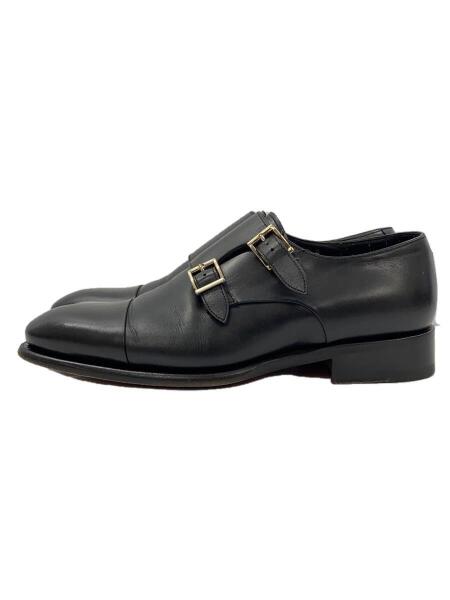 Santoni サントーニブラックレザードレスシューズUK9 Santoni サントーニブラックレザードレスシューズUK9 Santoni