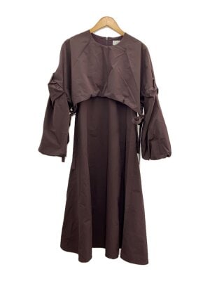 emmi(エミ) / ノースリーブワンピース/1/ナイロン/IVO/13WFO251045