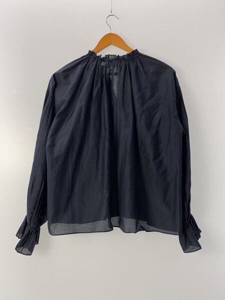 Ballsey コットンギャザーブラウス 黒 36 Ballsey ボールジー ブラウス 