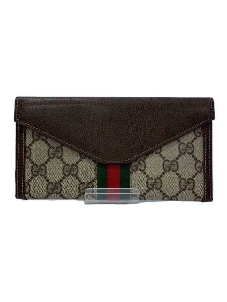 GUCCI(グッチ) / オールドグッチ/シェリーライン/長財布/ブラウン/総柄 