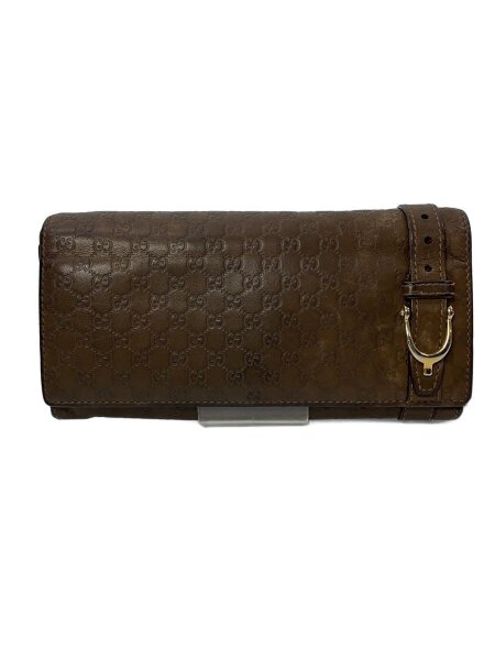 グッチ　長財布　オールドグッチ GG柄 長財布 レザー ブラウン スプリーム GUCCI(グッチ) / GGスプリーム/長財布/レザー/ブラウン/総柄/メンズ