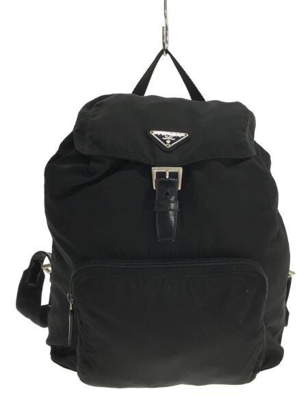 PRADA(プラダ) / プラダ/リュック/ナイロン/ブラック/無地/表面ヨゴレ