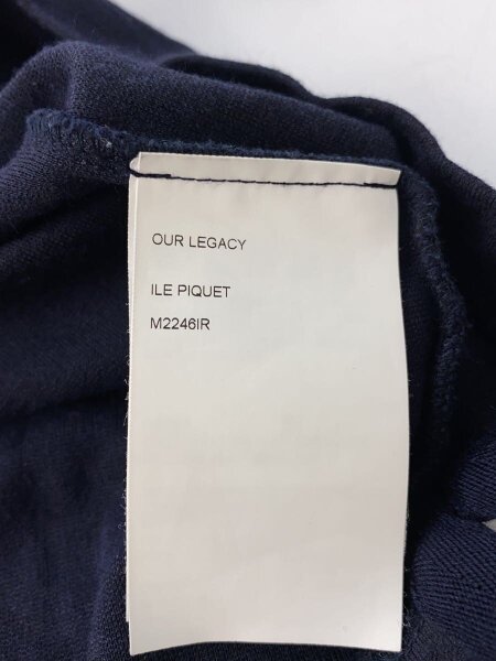 OUR LEGACY / ポロシャツ/46/レーヨン/NVY/無地/M2246IR OUR LEGACY(アワーレガシー) / ポロシャツ/46/レーヨン/NVY/無地