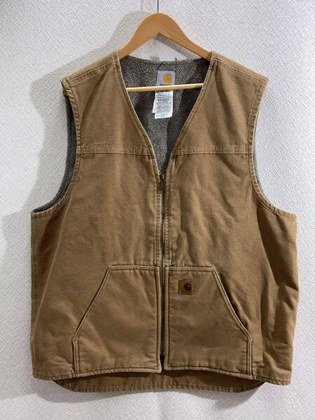 Carhartt(カーハート) / ダックベスト/ボア/XL/コットン/BRW | 古着の