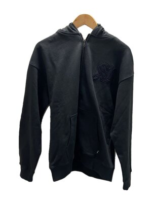 SUPPLIER(サプライヤー) / ジップパーカー/L/コットン/BLK/色褪せ/汚れ