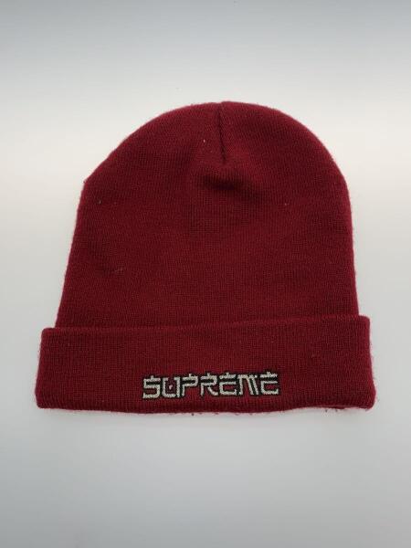 Supreme / ニットキャップ/--/アクリル/RED/総柄/メンズ Supreme(シュプリーム) / ニットキャップ/demon beanie/アクリル