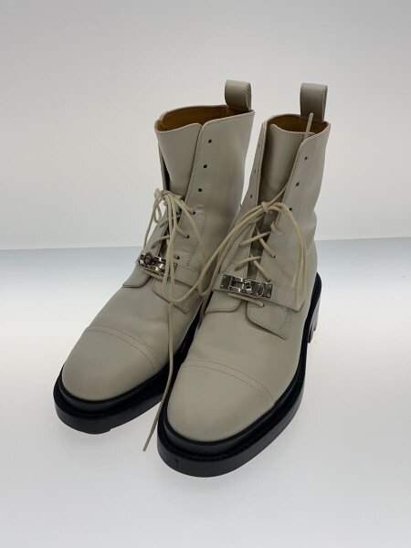 HERMES(エルメス) / ファンクアンクル゜ブーツ/36.5/CRM/レザー | 中古 