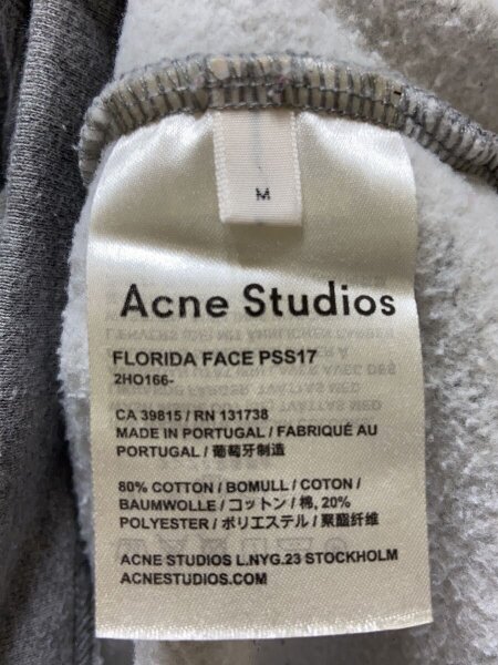 Acne Studios(Acne) / パーカー/M/コットン/GRY/2HO166- Acne Studios(Acne)(アクネストゥディオズ(アクネ)) / パーカー/M