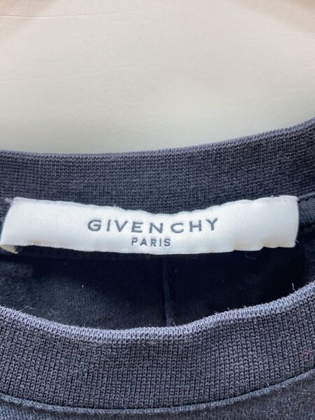 GIVENCHY(ジバンシィ) / 16SS/デストロイ加工/Tシャツ/XS/コットン/BLK