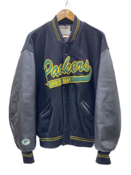 DeLONG(デロング) / 90s/USA製/green bay packers/スタジャン/XL 