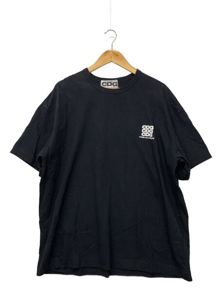 新品未使用】コムデギャルソンシャツ オーバーサイズ ロゴTシャツ 黒 M 