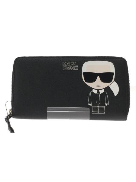 KARL LAGERFELD(カールラガーフェルド) / 長財布/レザー/BLK 
