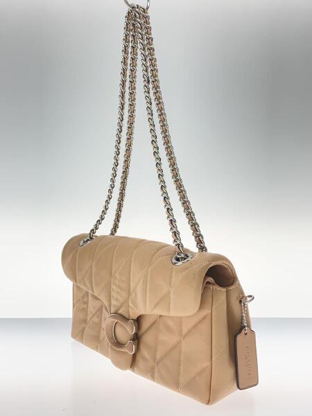COACH(コーチ) / ショルダーバッグ/レザー/BEG/無地/CP147/Quilting 