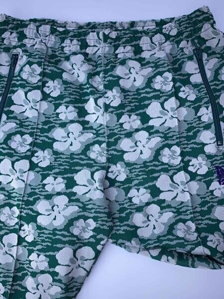 Needles / ボトム/M/ポリエステル/GRN/総柄/KP213 Needles(ニードルズ) / ボトム/M/ポリエステル/GRN/花柄/トラック