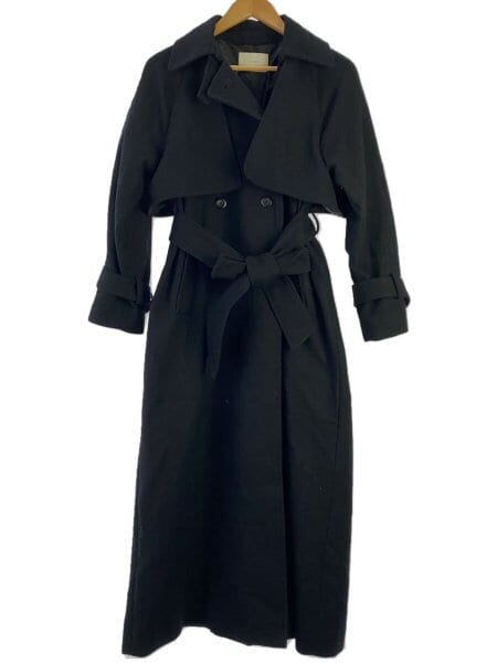 louren / コート/FREE/ウール/BEG/lo204-07 louren(ローレン) / コート/FREE/ウール/BLK/無地/lo204-07// | 古着の