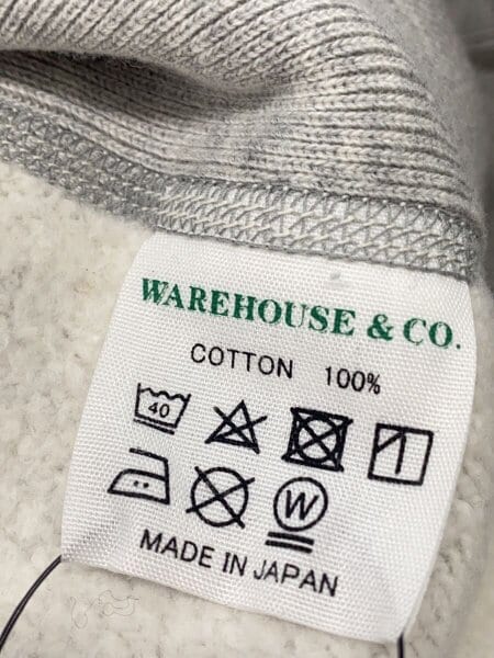 WAREHOUSE(ウェアハウス) / スウェット/M/コットン/GRY/lot483 tcu 