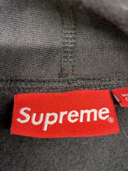 Supreme(シュプリーム) / パーカー/S/コットン/BLK/17AW/BRUSH LOGO 