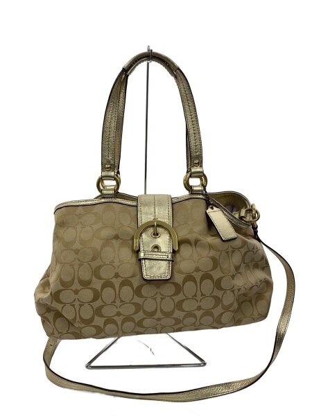 COACH(コーチ) / ショルダーバッグ_ソーホー_シグネチャー_ベージュ 