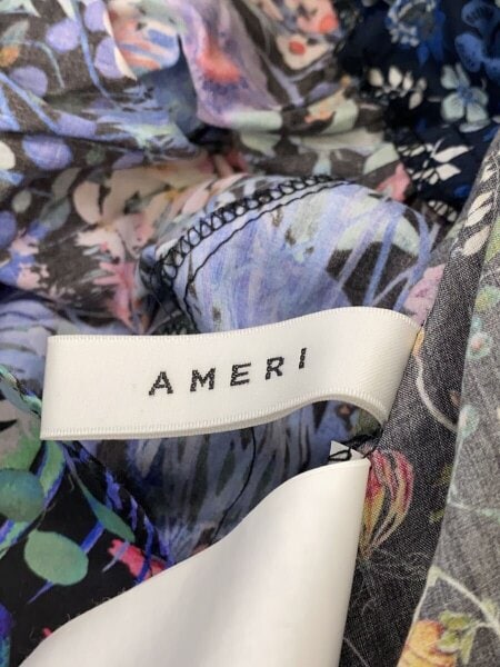 AMERI(アメリヴィンテージ) / 長袖ワンピース/M/コットン/NVY