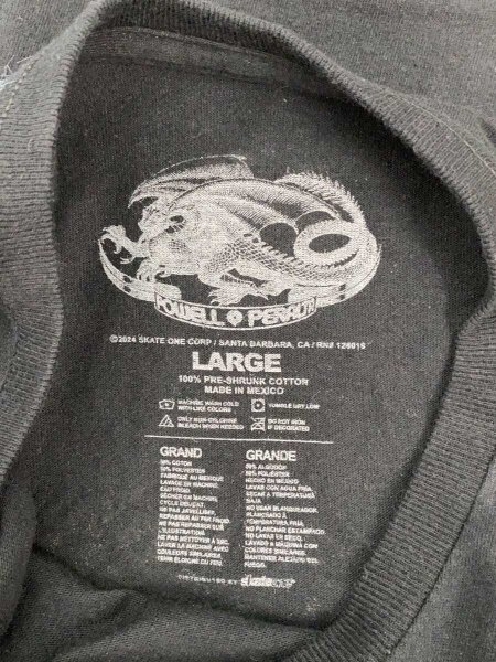 POWELL PERALTA(パウエルペラルタ) / スカルプリント/Tシャツ/L 