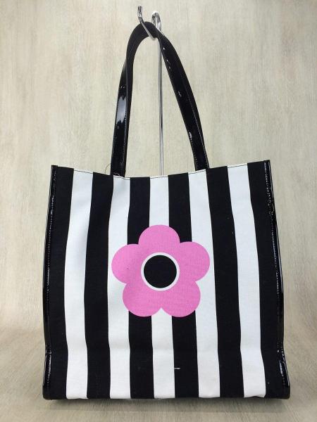 MARY QUANT(マリークワント) / トートバッグ/キャンバス/BLK 