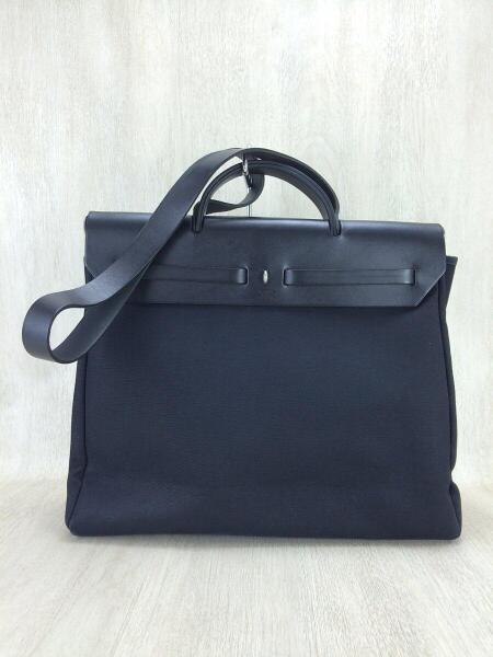 HERMES(エルメス) / ショルダーバッグ/キャンバス/BLK/エールバッグ