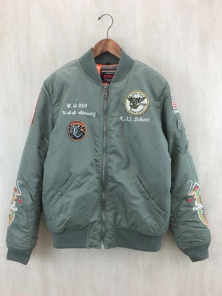 Schott NEW STYLE MA-1 カーキUSED
