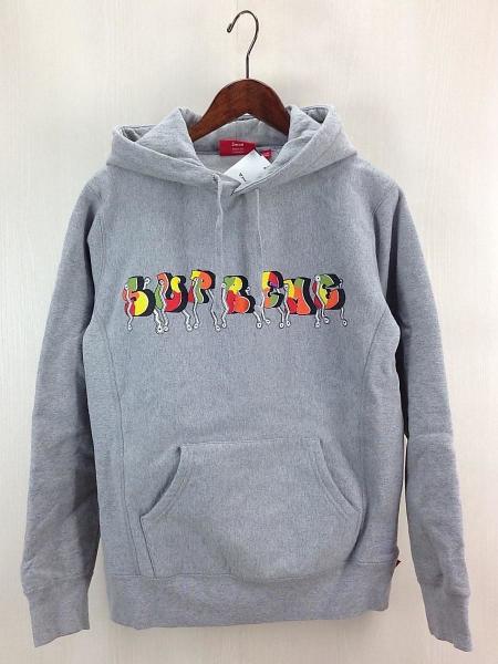 Supreme(シュプリーム) / パーカー/S/コットン/ロゴ/カラフル/グレー 