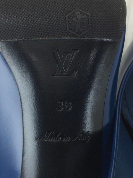 LOUIS VUITTON(ルイヴィトン) / パンプス/38/レザー/ブルー/sc0134