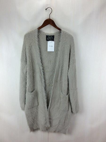 GOA ロングカーディガン goa 幾何学模様 フリンジ付き ロング