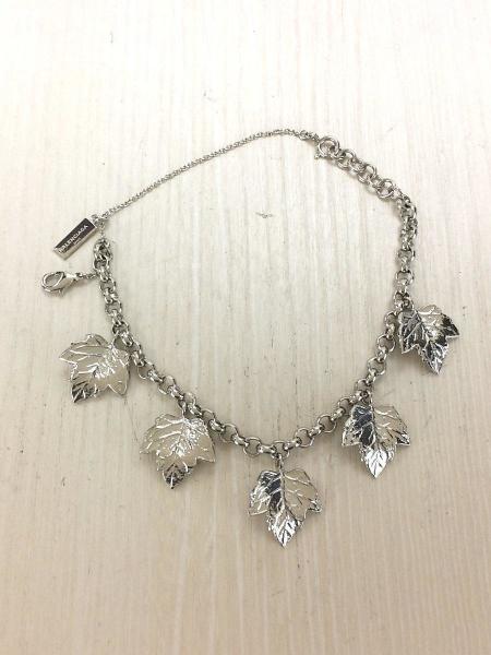 BALENCIAGA シルバー チェーンブレスレット B Chain スリム