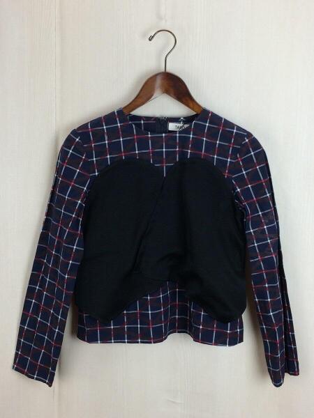 TARO HORIUCHI(タロウホリウチ) / 長袖ブラウス/2/ネイビー/チェック 