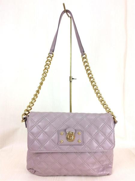 MARC JACOBS(マークジェイコブス) / ショルダーバッグ/レザー/パープル 