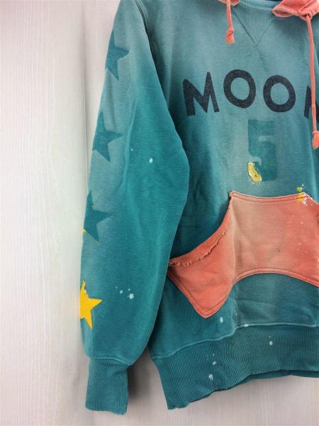 KAPITAL MOON ロゴ ヴィンテージ加工 パーカー KAPITAL(キャピタル