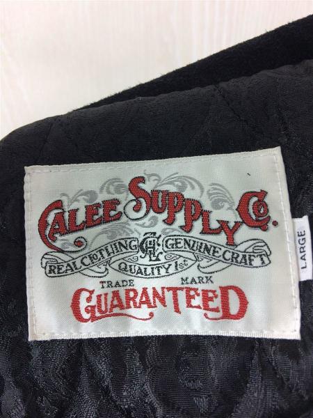 CALEE(キャリー) / カーコート/ジャケット/L/スウェード/BLK/無地