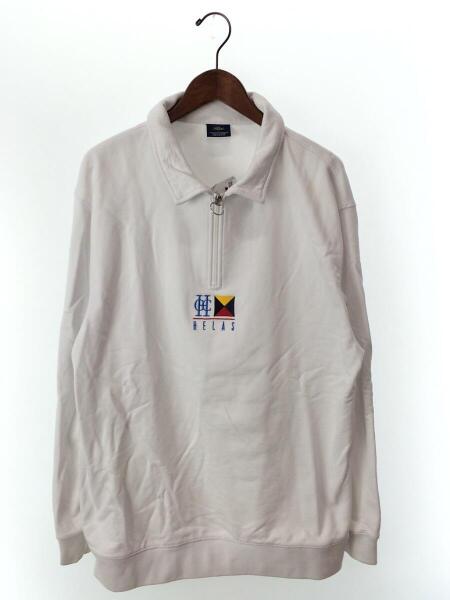 HELAS(ヘラス) / QUARTER ZIP WHITE/ハーフジップ//トップス/L 