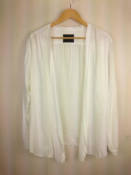 bukht MONK SHIRTS 長袖シャツ メンズ bukht(ブフト) / MONK SHIRT/長袖シャツ/2/レーヨン/ホワイト/無地
