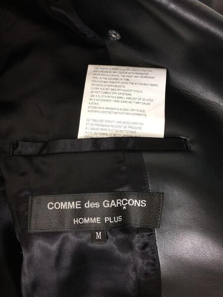 COMME desGARÇONS HOMME PLUSダブルライダースジャケット Comme Des Garçons Homme Plus ライダースジャケット | ブラック