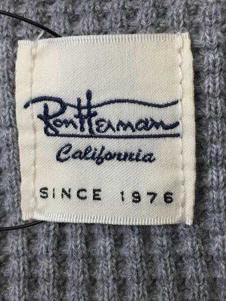 Ron Herman(ロンハーマン) / 長袖Tシャツ/M/コットン/グレー/ダメージ 