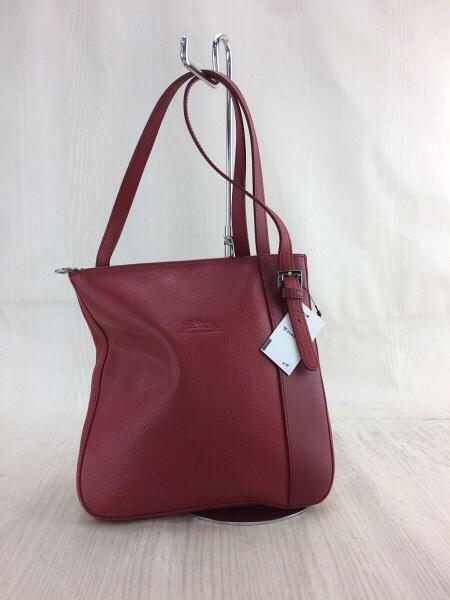 LONGCHAMP(ロンシャン) / ショルダーバッグ/レザー/レッド/赤/シルバー 