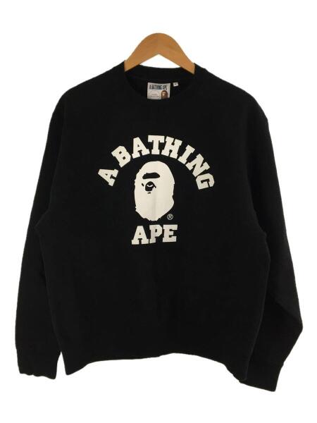 A BATHING APE(アベイシングエイプ) / スウェット/M/コットン/BLK 