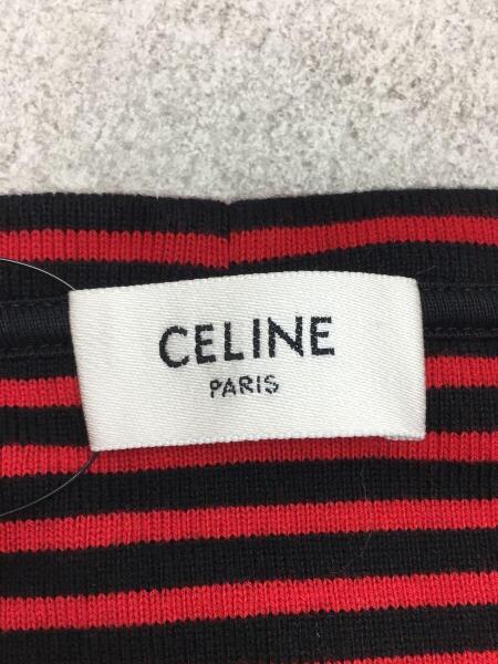 CELINE(セリーヌ) / 19SS/コットンボーダー/長袖Tシャツ/L/コットン 