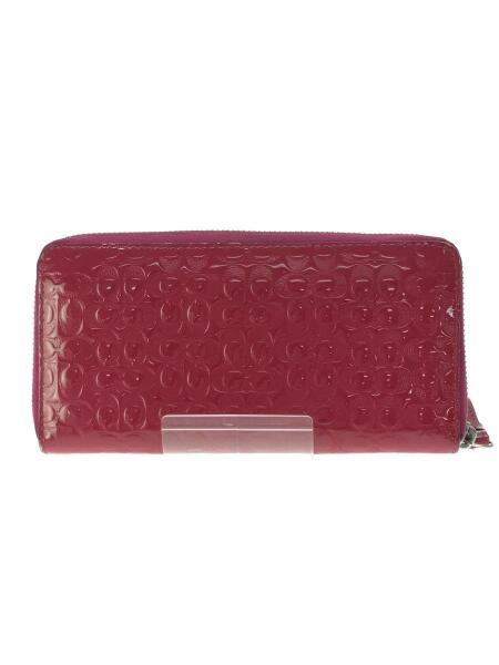 COACH(コーチ) / 長財布/エナメル/RED/総柄/レディース | 中古品の販売 