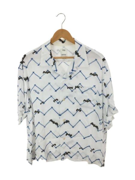 visvim(ヴィズヴィム) / 半袖シャツ/3/レーヨン/WHT/総柄 