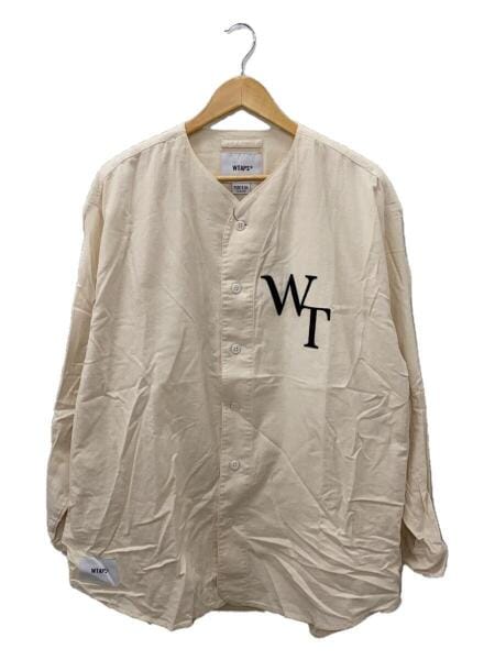 WTAPS(ダブルタップス) / 長袖シャツ/4/コットン/CRM/無地/222TQDT 