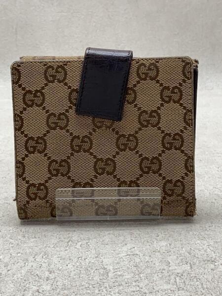 GUCCI(グッチ) / 2つ折り財布/キャンバス/BRW/総柄/メンズ | 中古品の