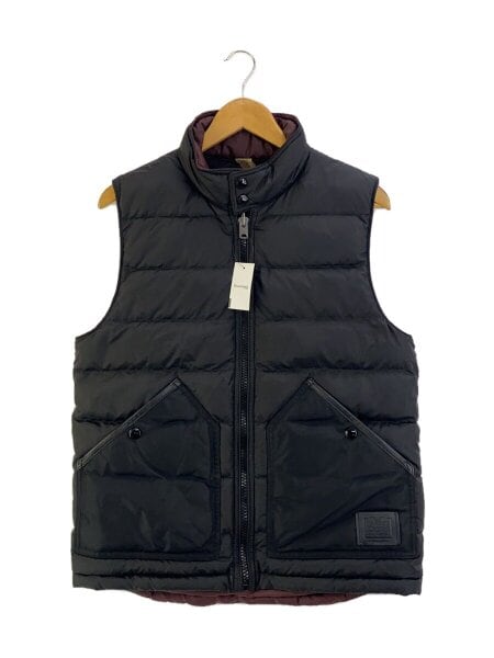 新品 COACH コーチ シグネチャー モノグラム ダウンベスト S 切替 COACH◇ダウンベスト/S/ポリエステル/BLK COACH コーチシグネチャー