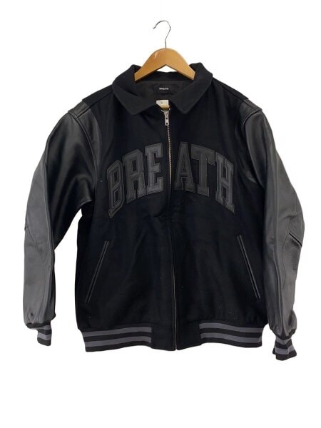 BREATH(ブレス) / 24AW/BREATH ARCH LOGO JACKET/L/ウール/BLK/無地 