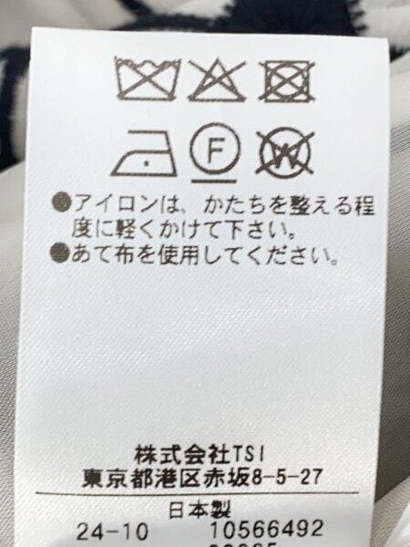 ADORE(アドーア) / 24SS/ノーカラージャケット/38/シルク/BLK/総柄/531